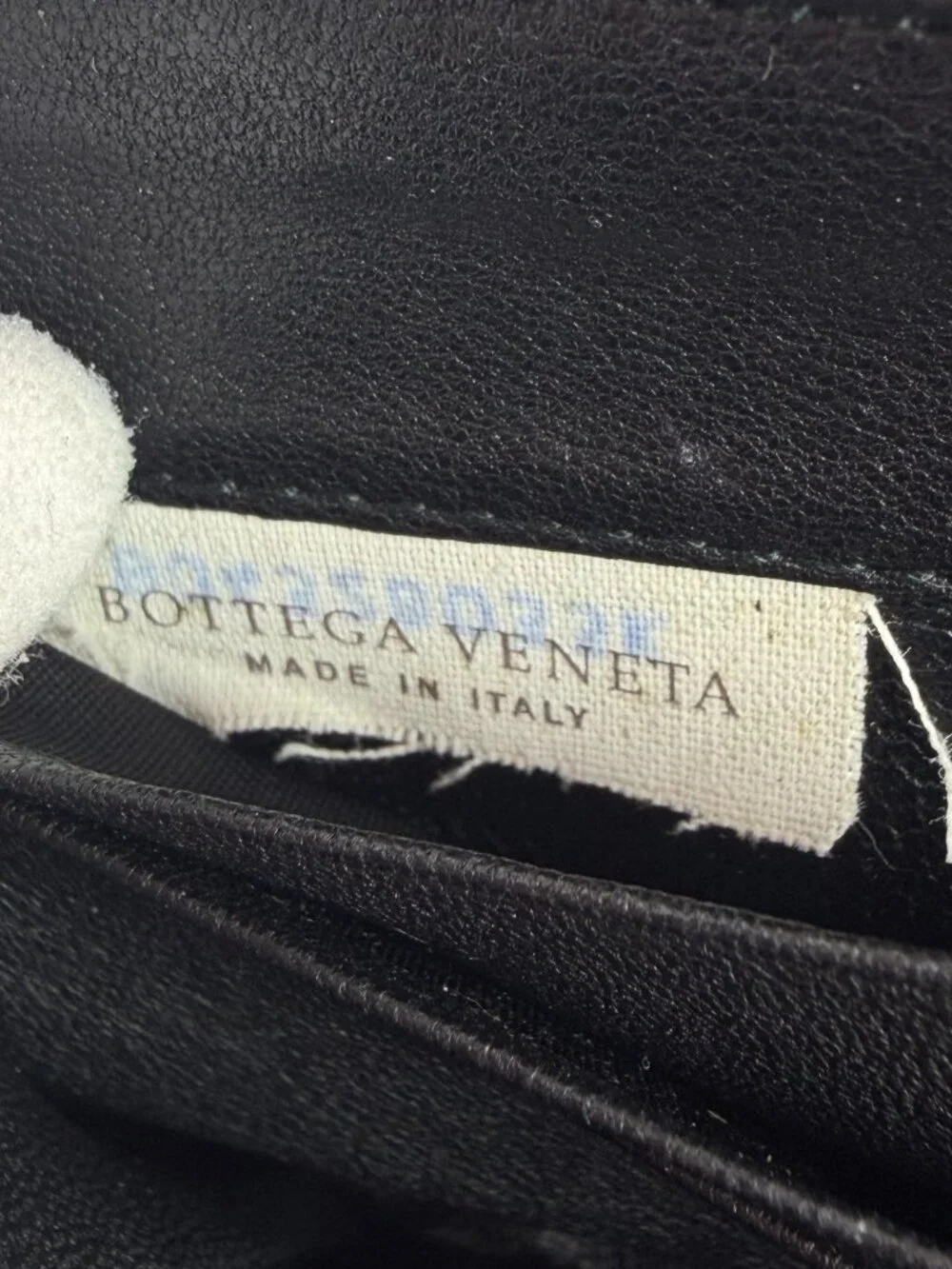 BOTTEGA VENETA Intrecciato Woven Black Leather Long Wallet Made in Italy